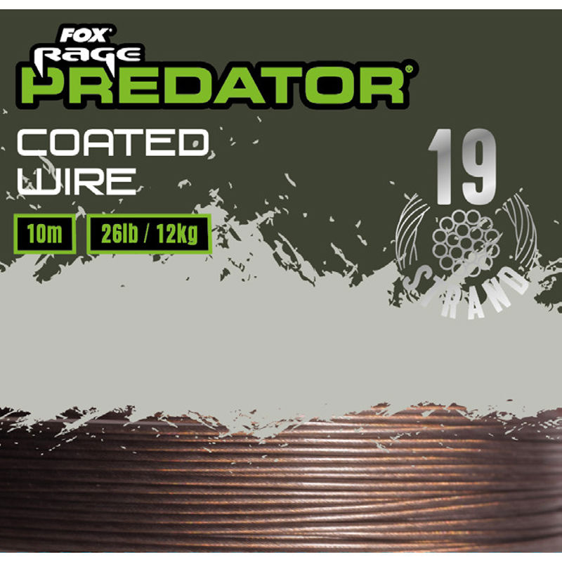 Fox Rage Predator 19 Strand Coated Steel Wire 10m